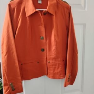 Casual orange jacket